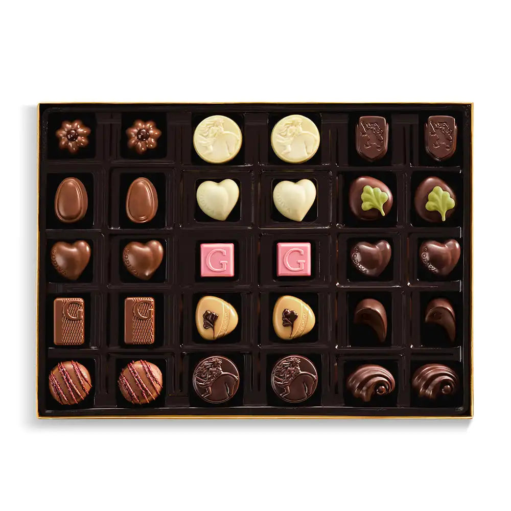 Assorted Chocolate Gold Gift Box, 30pc.
