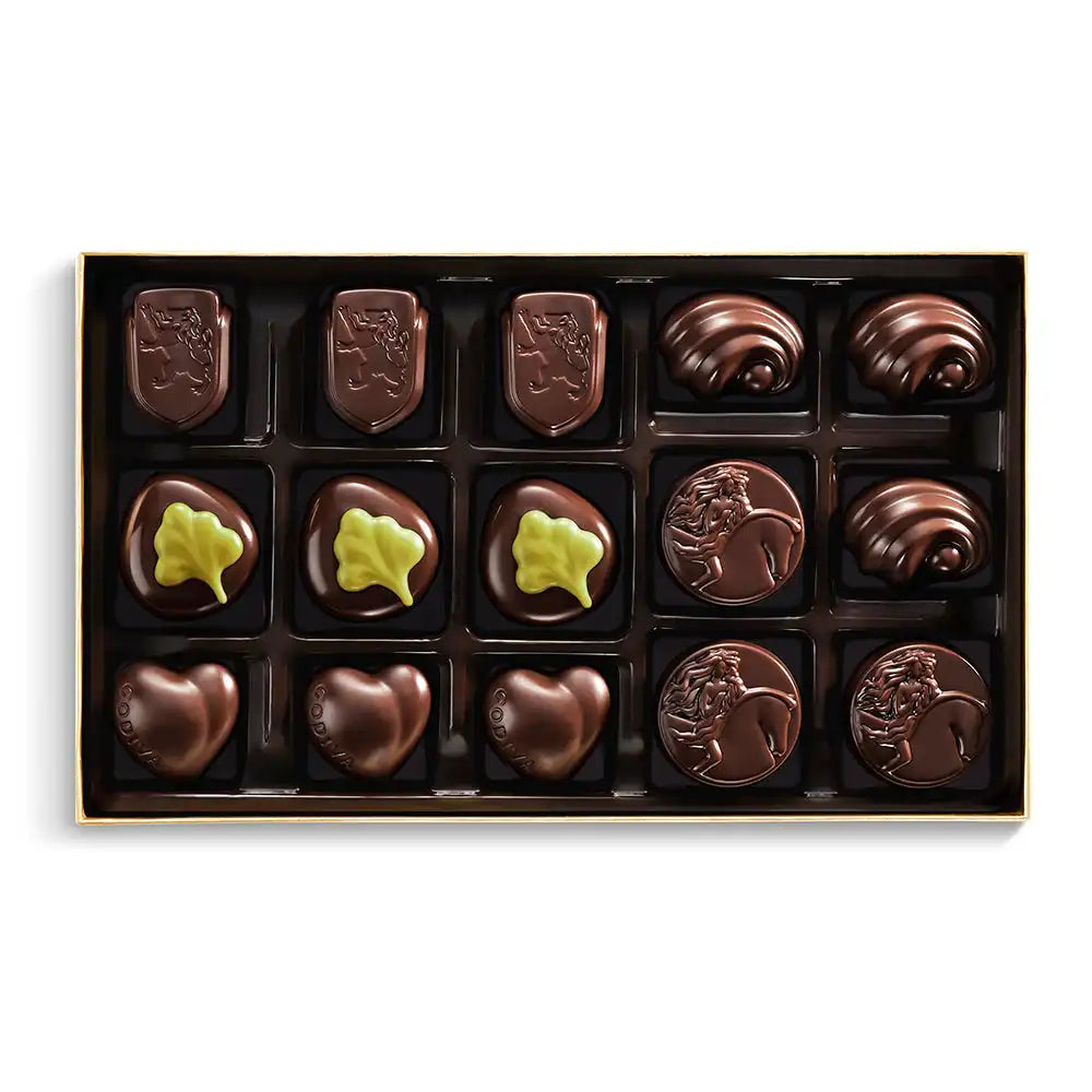 Dark Chocolate Gold Gift Box, 15pc.