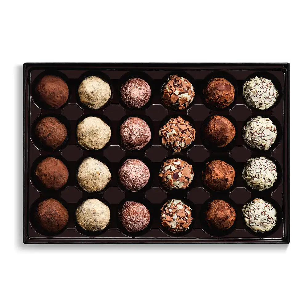 Signature Truffles Gift Box, Red Ribbon 24pc.