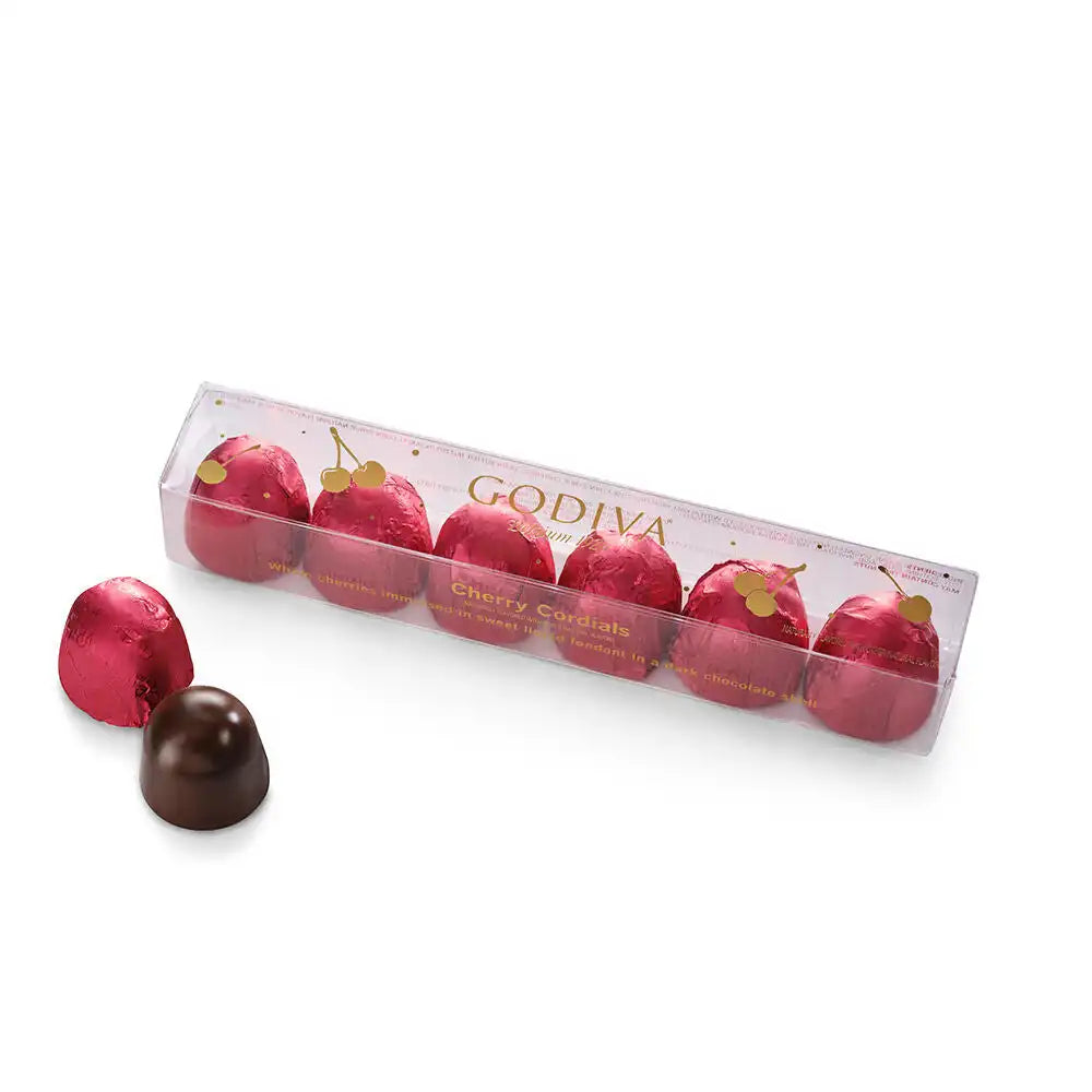 Dark Chocolate Cherry Cordials, 6pc., Set of 5