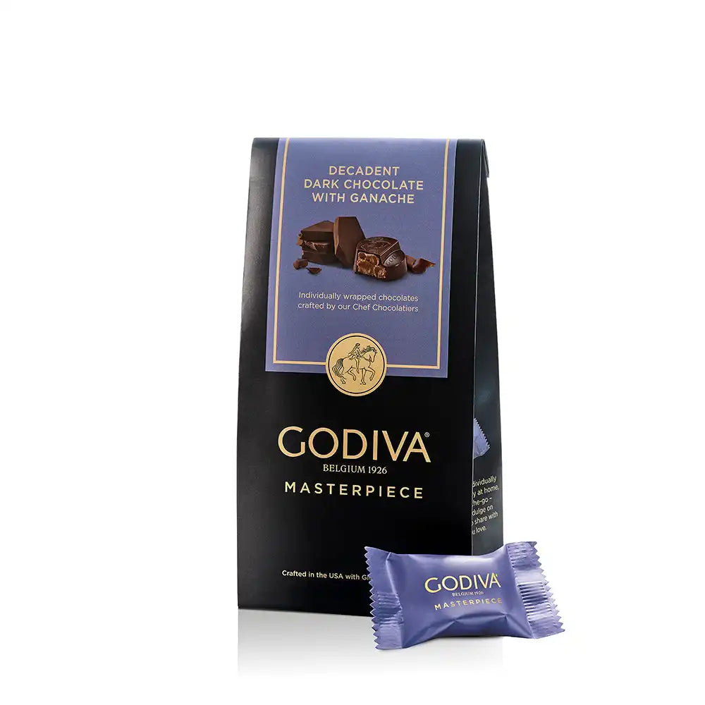 Dark Chocolate Ganache Small Masterpiece Bags, Set of 6