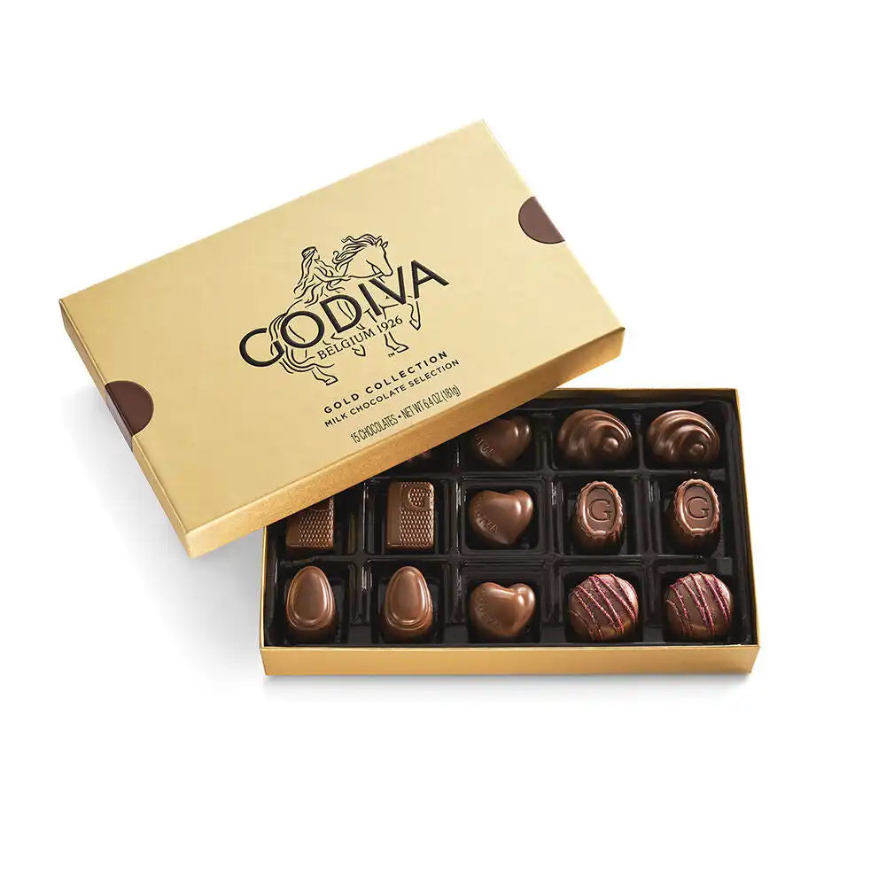 Milk Chocolate Gold Gift Box, 15pc.