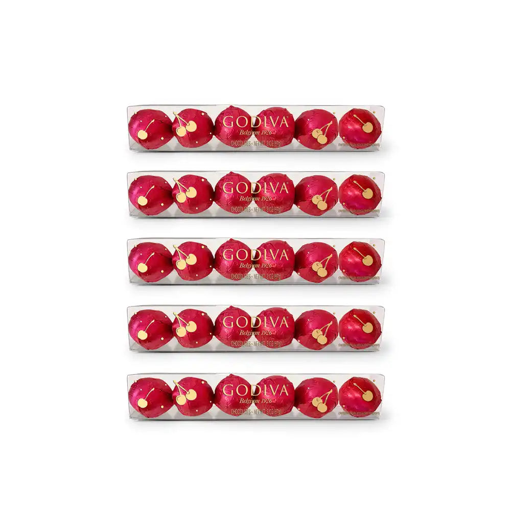 Dark Chocolate Cherry Cordials, 6pc., Set of 5