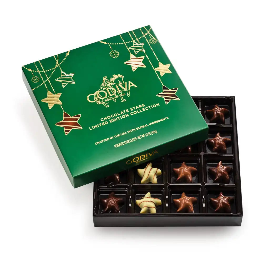 Assorted Holiday Stars Gift Box, 16pc.