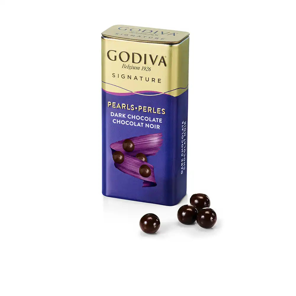 Dark Chocolate Pearls, Set of 18